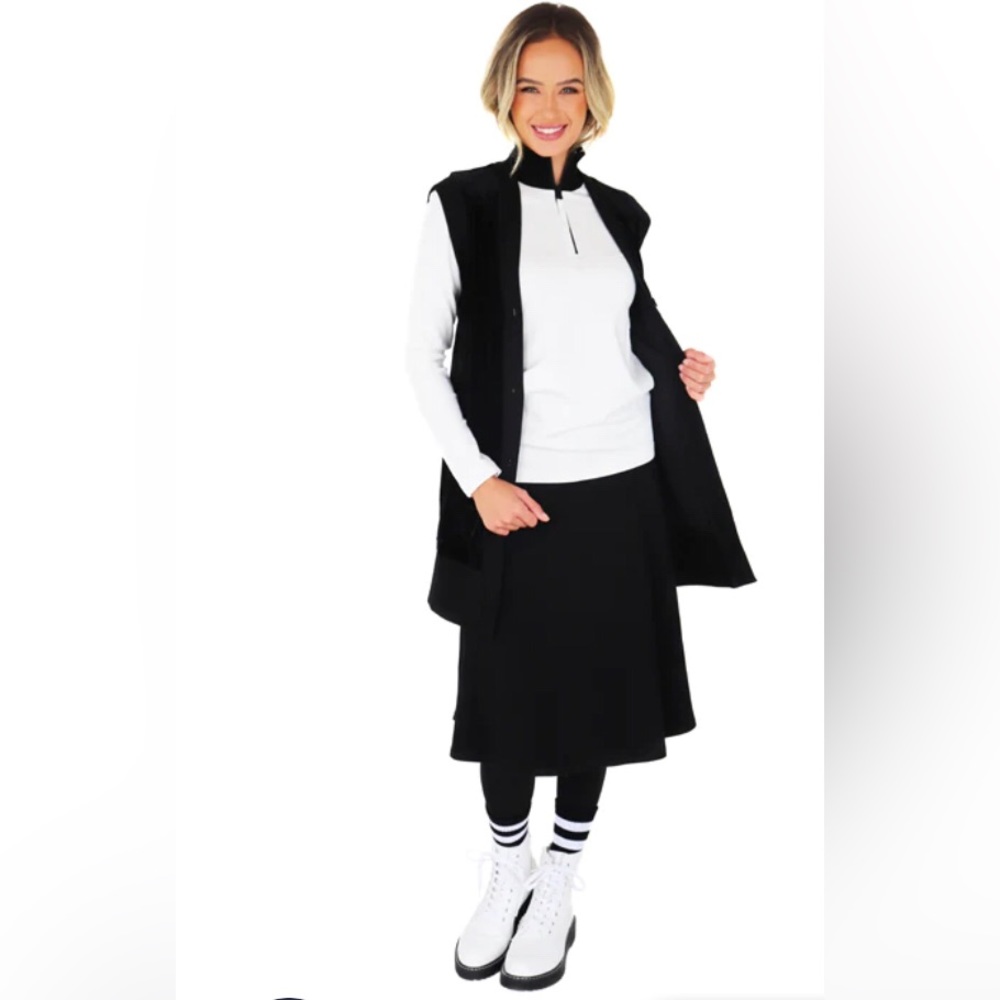 Double Jinx Long Velvet Vest 3XL